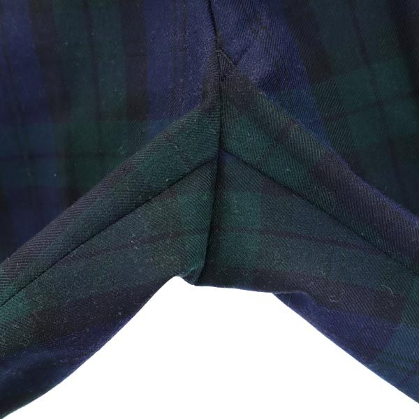 Pierre Cardin ピエールカルダン スラックスパンツ 70 緑×青 リラックスパンツ メンズ