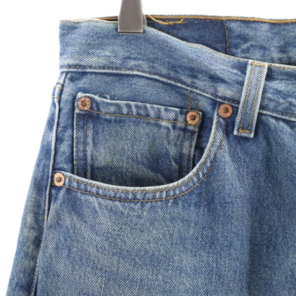 リーバイス 90s USA製 ストレートデニムパンツ w32 Levi's ボタンフライ ジーパン メンズ