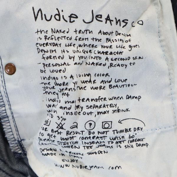 Nudie Jeans ヌーディージーンズ デニムパンツ w30 ネイビー系 ジーパン メンズ