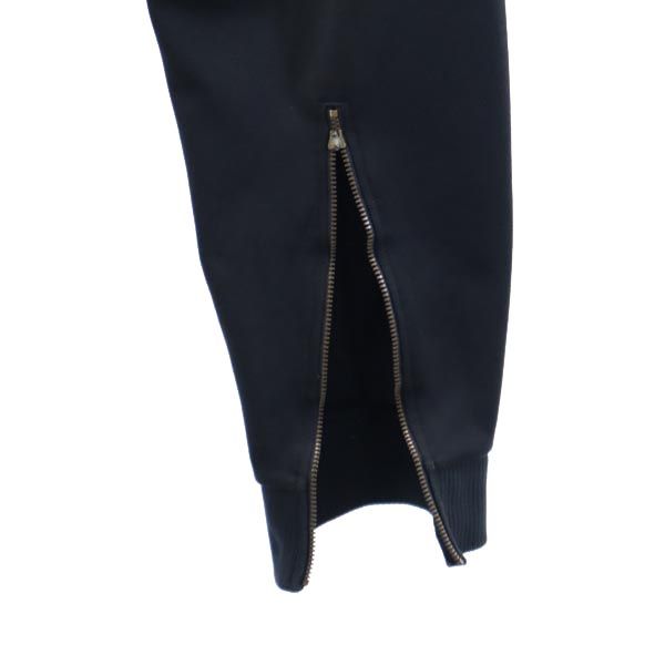 adidas アディダス デサント製 ヴィンテージ 3ライン 3ライン ロングジャージパンツ L ブラック メンズ