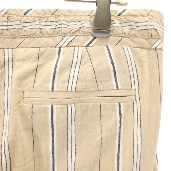 BCBGMAXAZRIA ビーシービージーマックスアズリア ロングパンツ 4 ベージュ ボタンフライ メンズ