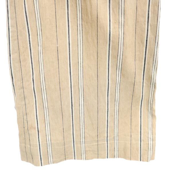 BCBGMAXAZRIA ビーシービージーマックスアズリア ロングパンツ 4 ベージュ ボタンフライ メンズ