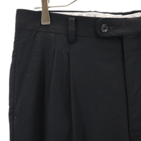 Dunhill ダンヒル スポーツ デサント製 ウール スラックスパンツ 79 黒 SPORT メンズ