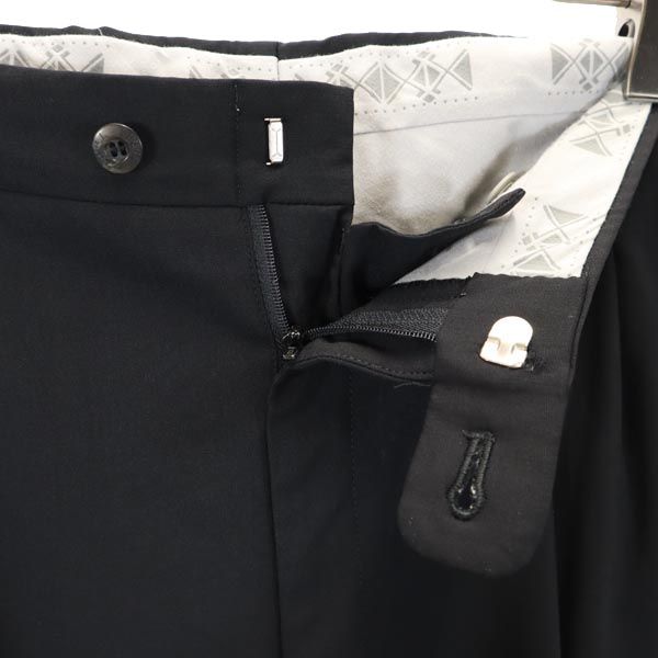 ダンヒル スポーツ デサント製 ウール スラックスパンツ 79 黒 Dunhill