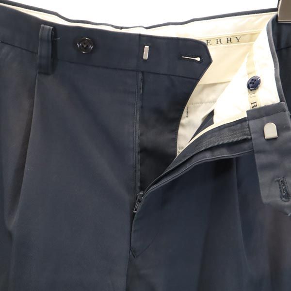 BURBERRY バーバリー 三陽商会 日本製 スラックスパンツ 88 ネイビー メンズ