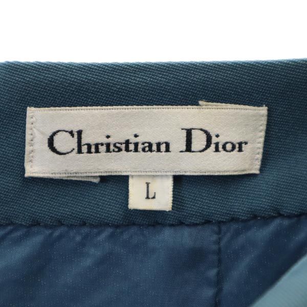 Christian Dior クリスチャンディオール スラックスパンツ L ブルー系 レディース