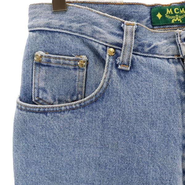 エムシーエム イタリア製 テーパードデニムパンツ MCM メンズ