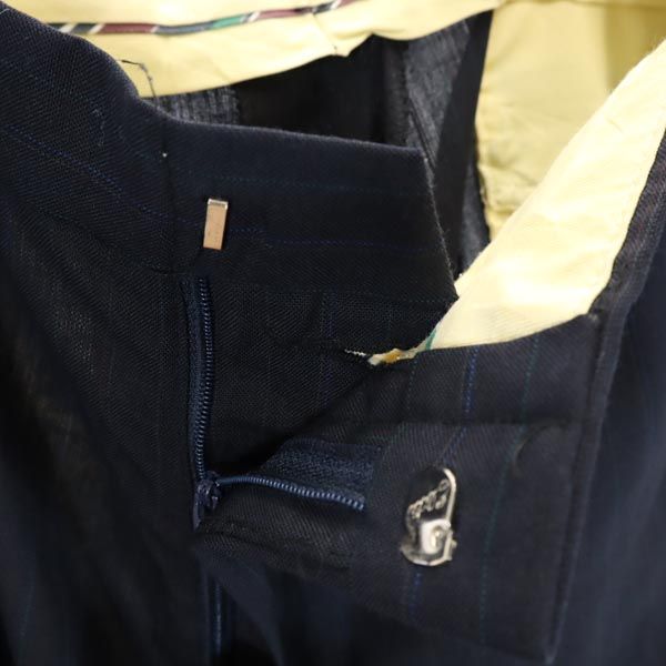 vendor ベンダー 80s ヴィンテージ ロケットタロン USA製 ストライプ スラックスパンツ ネイビー メンズ