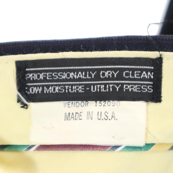 vendor ベンダー 80s ヴィンテージ ロケットタロン USA製 ストライプ スラックスパンツ ネイビー メンズ