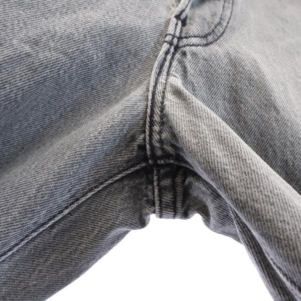 Levi's リーバイス 80s USA製 17501-6158 デニムパンツ 7 グレー ボタンフライ ジーパン レディース