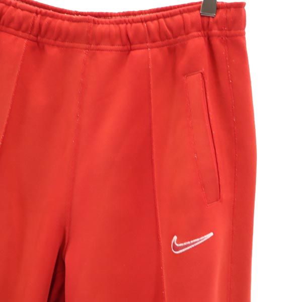 NIKE ナイキ 90s 00s 白タグ オールド 日本製 ロングジャージパンツ L レッド メンズ