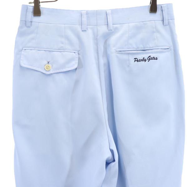 PEARLY GATES パーリーゲイツ 日本製 ゴルフ パンツ 3 ブルー GOLF メンズ