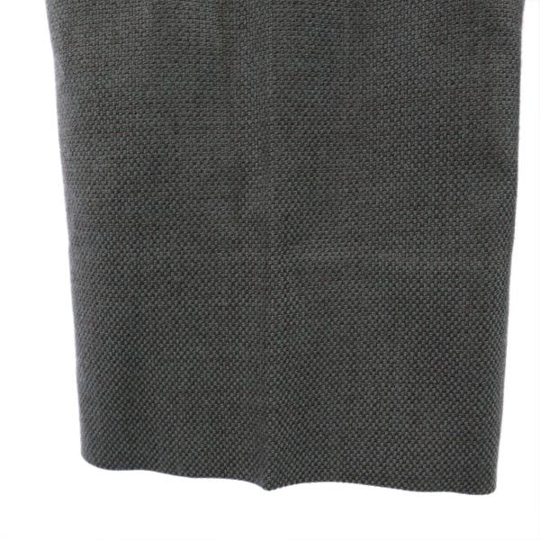 LANVIN ランバン ウール スラックスパンツ 73 グレー系 ロゴ刺繍 メンズ