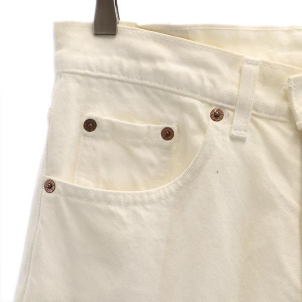 Levi's リーバイス 90s ストレートデニムパンツ w29 ホワイト系 ジーンズ メンズ