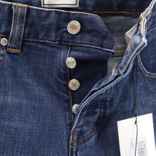 未使用 AMI Alexandre Mattiussi アミ アレクサンドル マテュッシ スリムデニムパンツ w27 ボタンフライ ジーンズ メンズ
