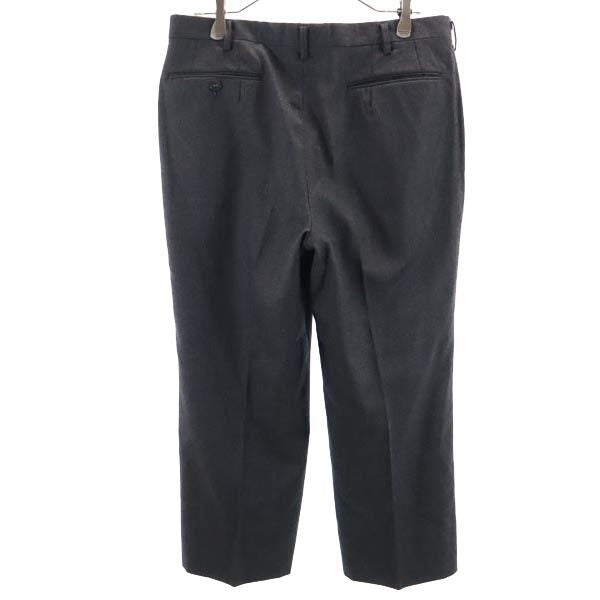 DAKS ダックス センタープレス スラックスパンツ 88 ダークグレー メンズ