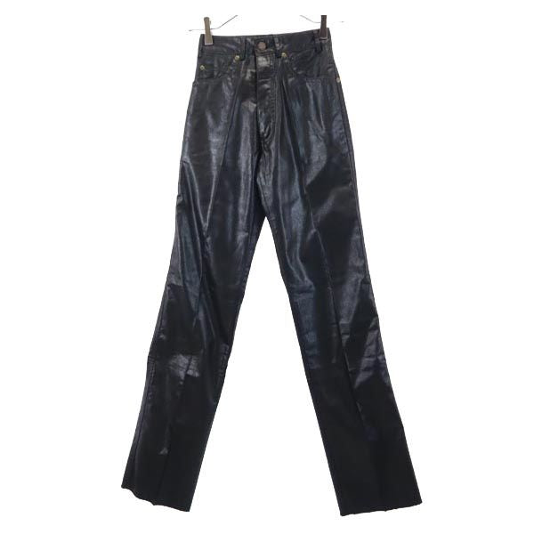 未使用 UFO ユーフォー 日本製 スリム ダンス ロングパンツ w26 ブラック レディース