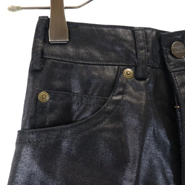 未使用 UFO ユーフォー 日本製 スリム ダンス ロングパンツ w26 ブラック レディース