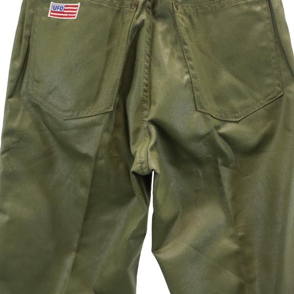 未使用 UFO ユーフォー 日本製 スリム ダンス ロングパンツ w27 カーキ レディース