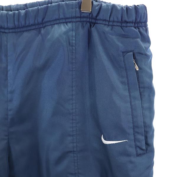 NIKE ナイキ 90s 00s 白タグ オールド 中綿 ロングパンツ XL ブルー系 スポーツ メンズ