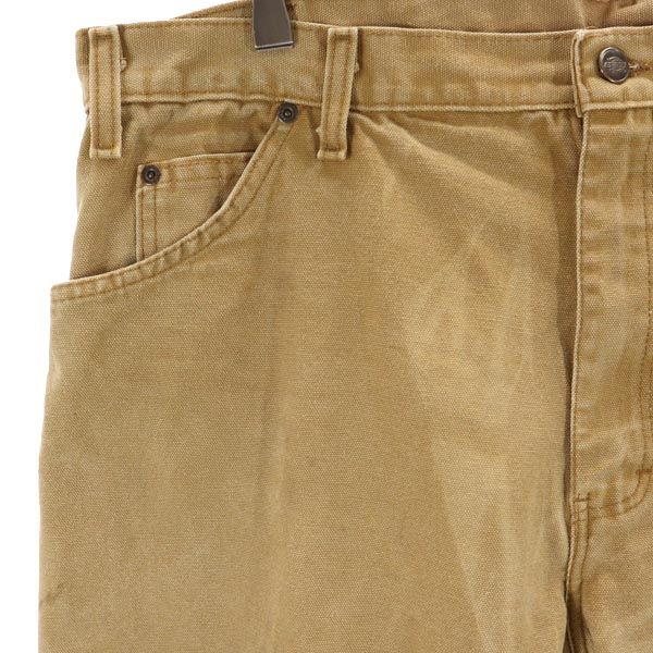 ディッキーズ ダック地 ペインターパンツ ブラウン系 Dickies ビッグサイズ メンズ