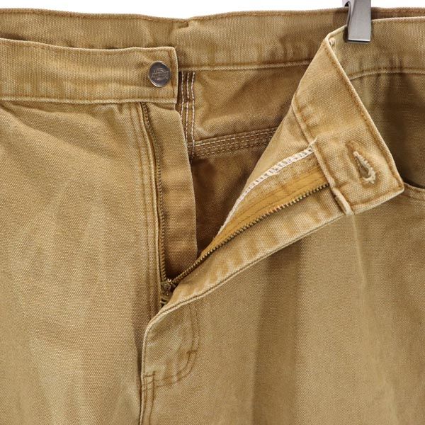 ディッキーズ ダック地 ペインターパンツ ブラウン系 Dickies ビッグサイズ メンズ