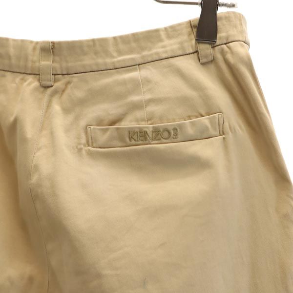 KENZO ケンゾー ゴルフ クロップドパンツ 72 ベージュ系 ロゴ レディース