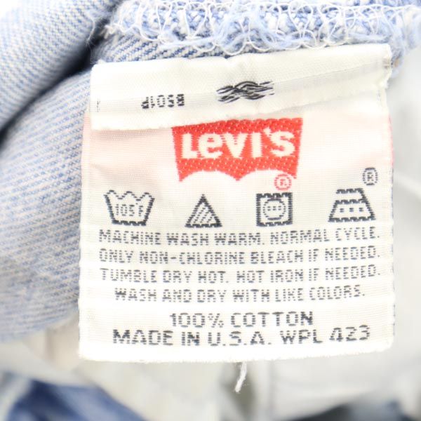 Levi's リーバイス 90s USA製 501 クロップド デニムパンツ w34 カットオフ ボタンフライ ジーンズ メンズ