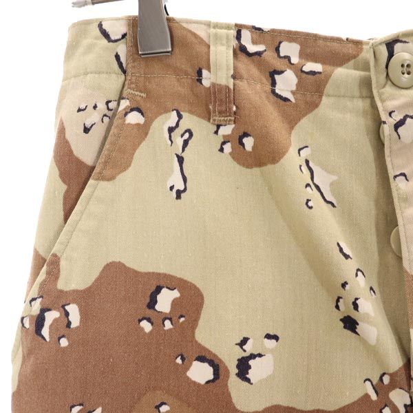 US ARMY アメリカ軍 80s DLA チョコチップ ミリタリー カーゴパンツ XS ベージュ系 カモフラ メンズ