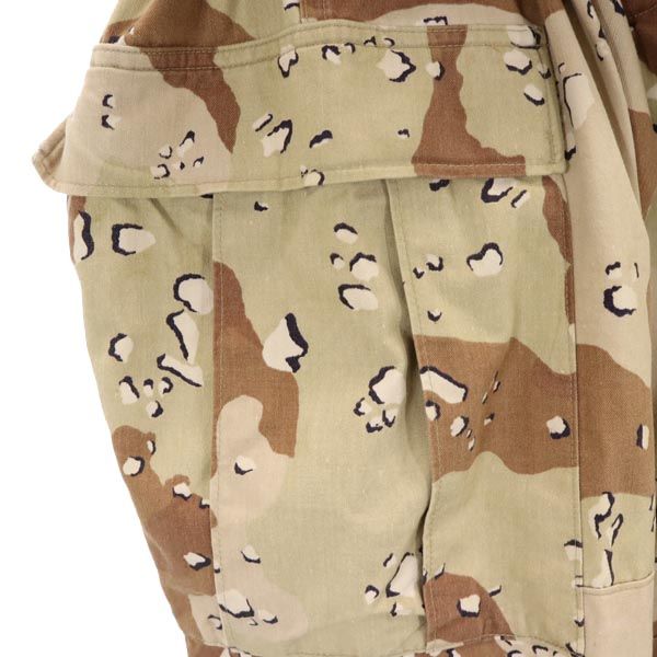 US ARMY アメリカ軍 80s DLA チョコチップ ミリタリー カーゴパンツ XS ベージュ系 カモフラ メンズ