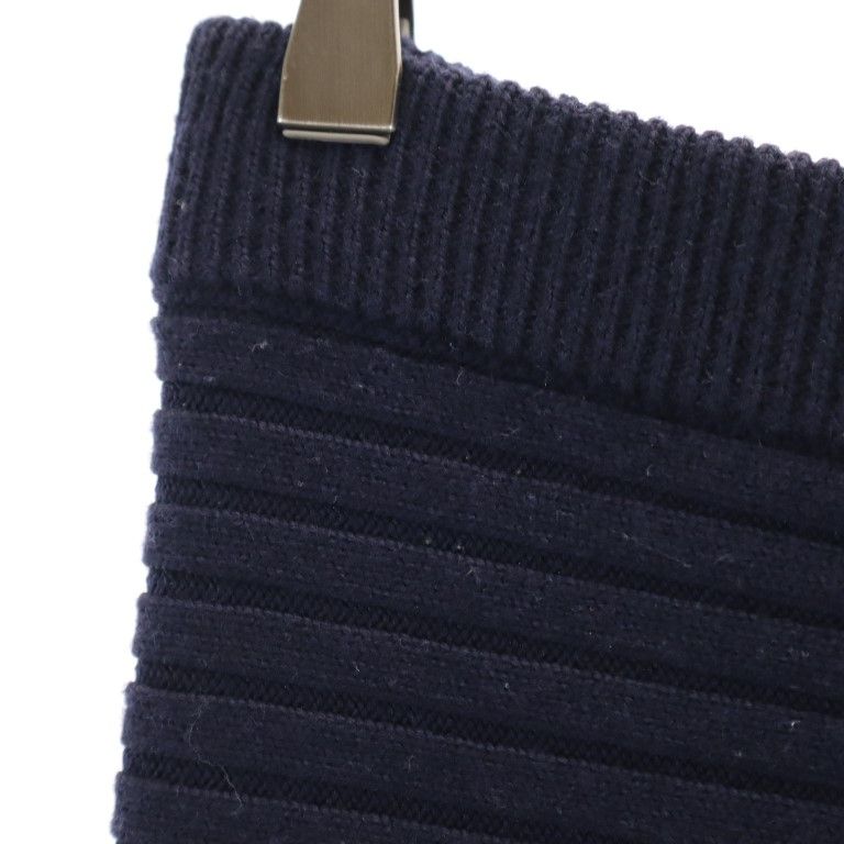 J.W.Anderson. ジェイダブリューアンダーソン イタリア製 ウールニット サルエルパンツ XS ネイビー系 アシンメトリー レディース