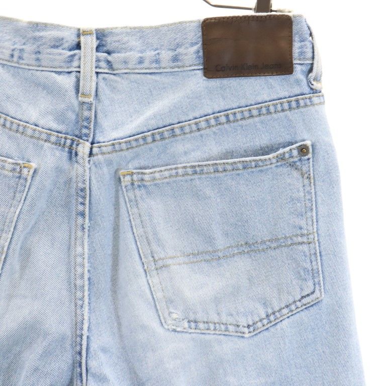 Calvin klein Jeans カルバンクラインジーンズ ストレートデニムパンツ w30 ジーンズ メンズ