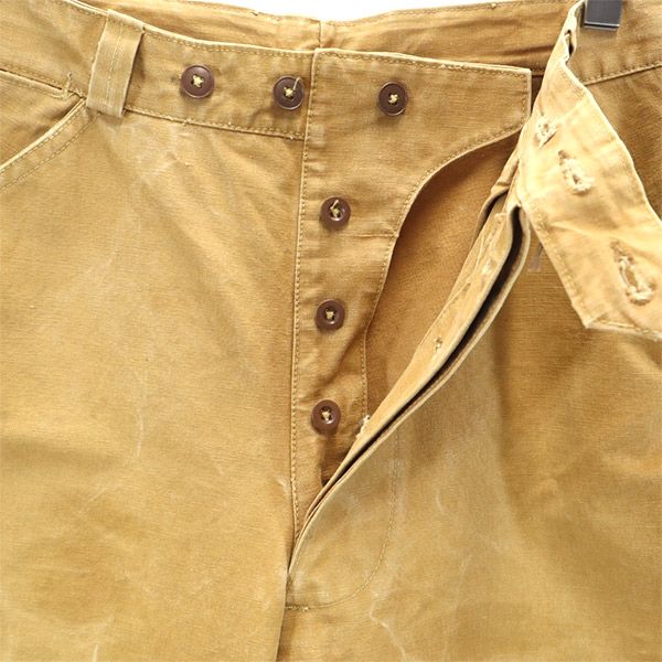 AKILA 40s 50s ヴィンテージ ジョッパーズパンツ ベージュ系 ボタンフライ メンズ