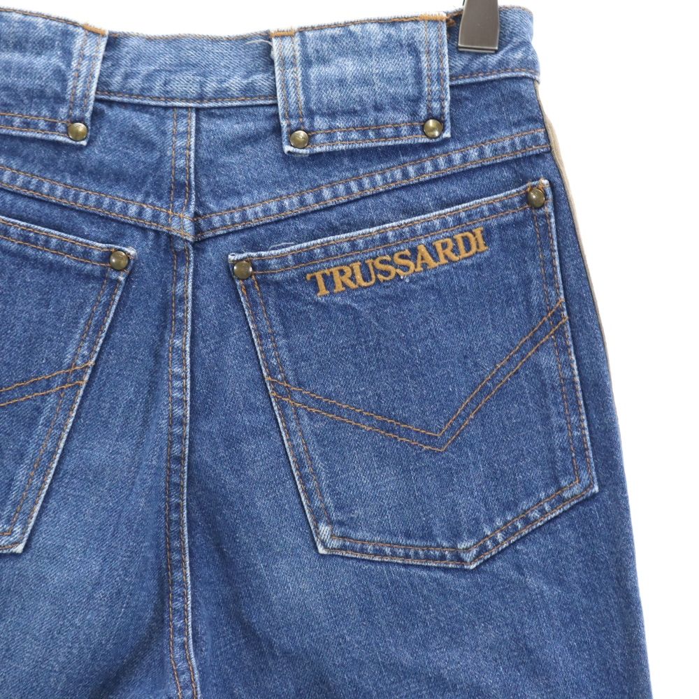 トラサルディ オールド テーパードデニムパンツ 44 TRUSSARDI ジーパン レディース