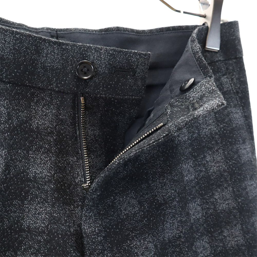 ポールスミス ウールブレンド 日本製 チェック柄 スラックスパンツ M ブラック系 Paul Smith メンズ