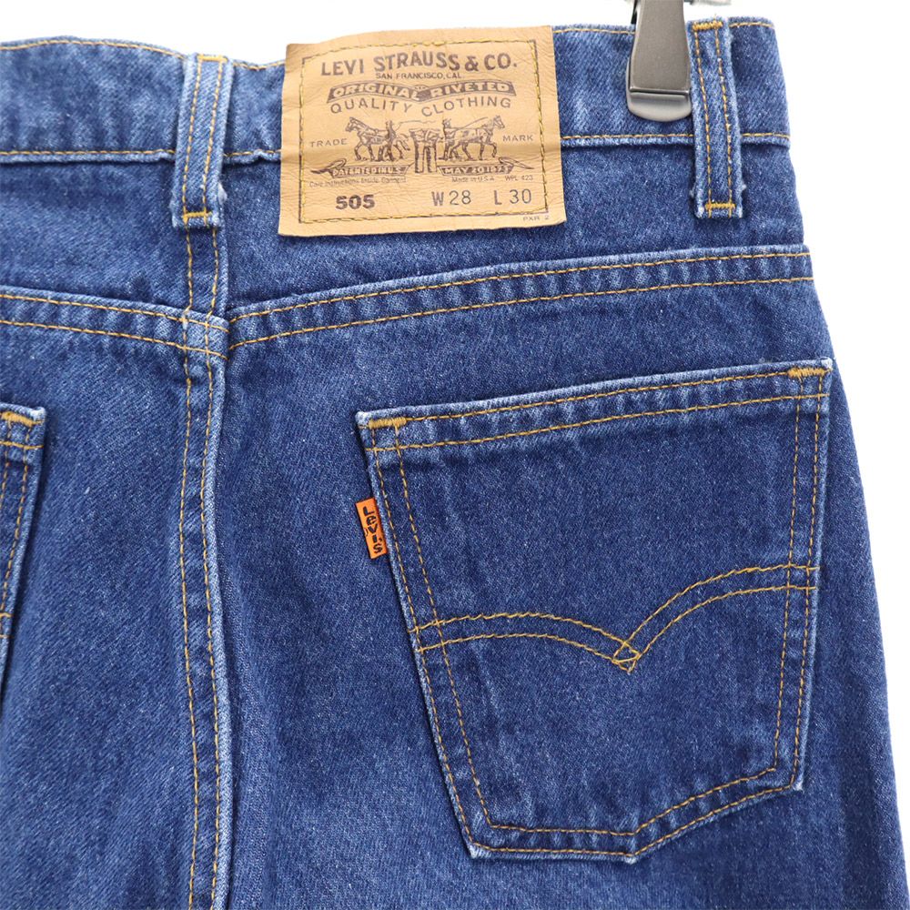 リーバイス 90s 505 USA製 ストレートデニムパンツ w28 Levi's ジーパン メンズ