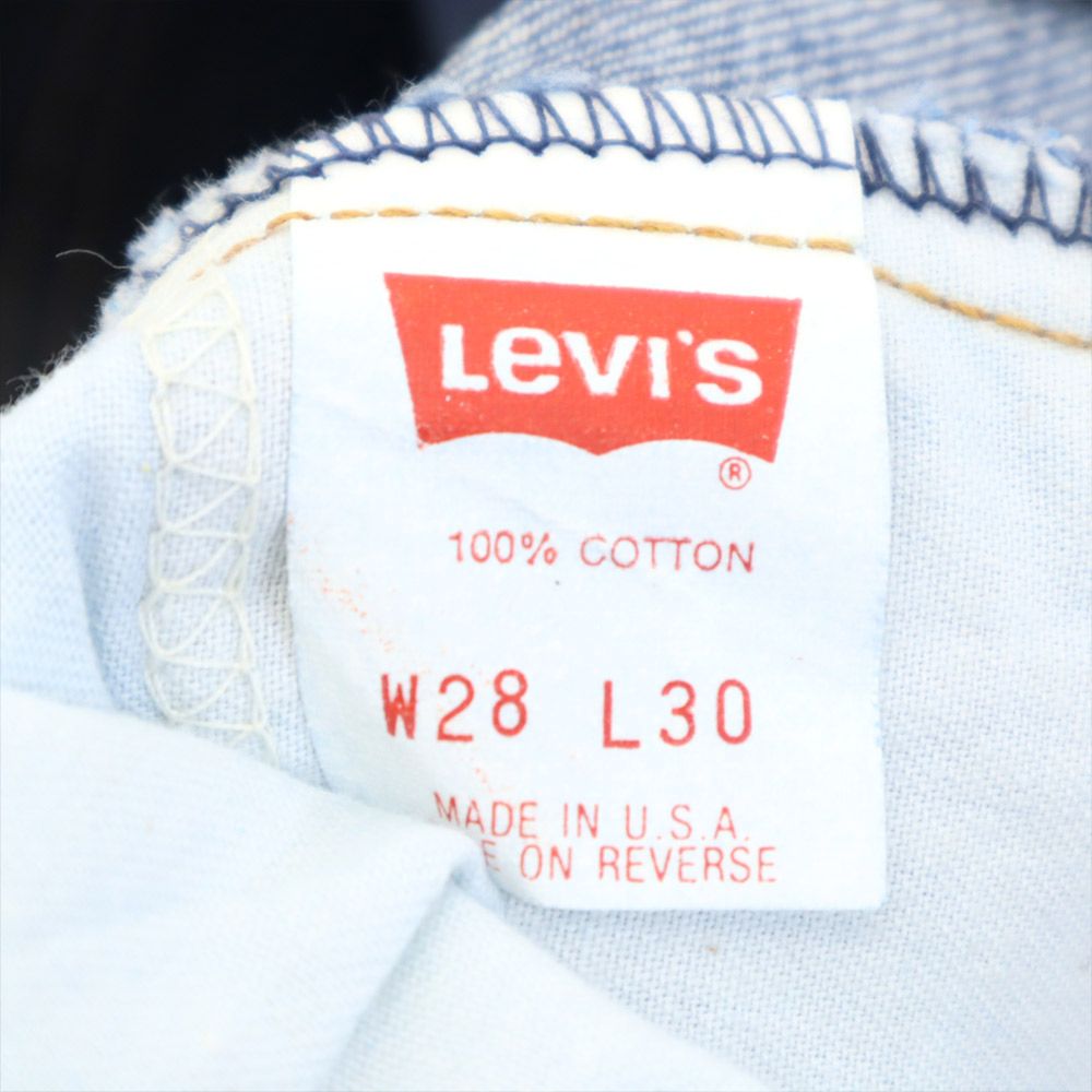 リーバイス 90s 505 USA製 ストレートデニムパンツ w28 Levi's ジーパン メンズ