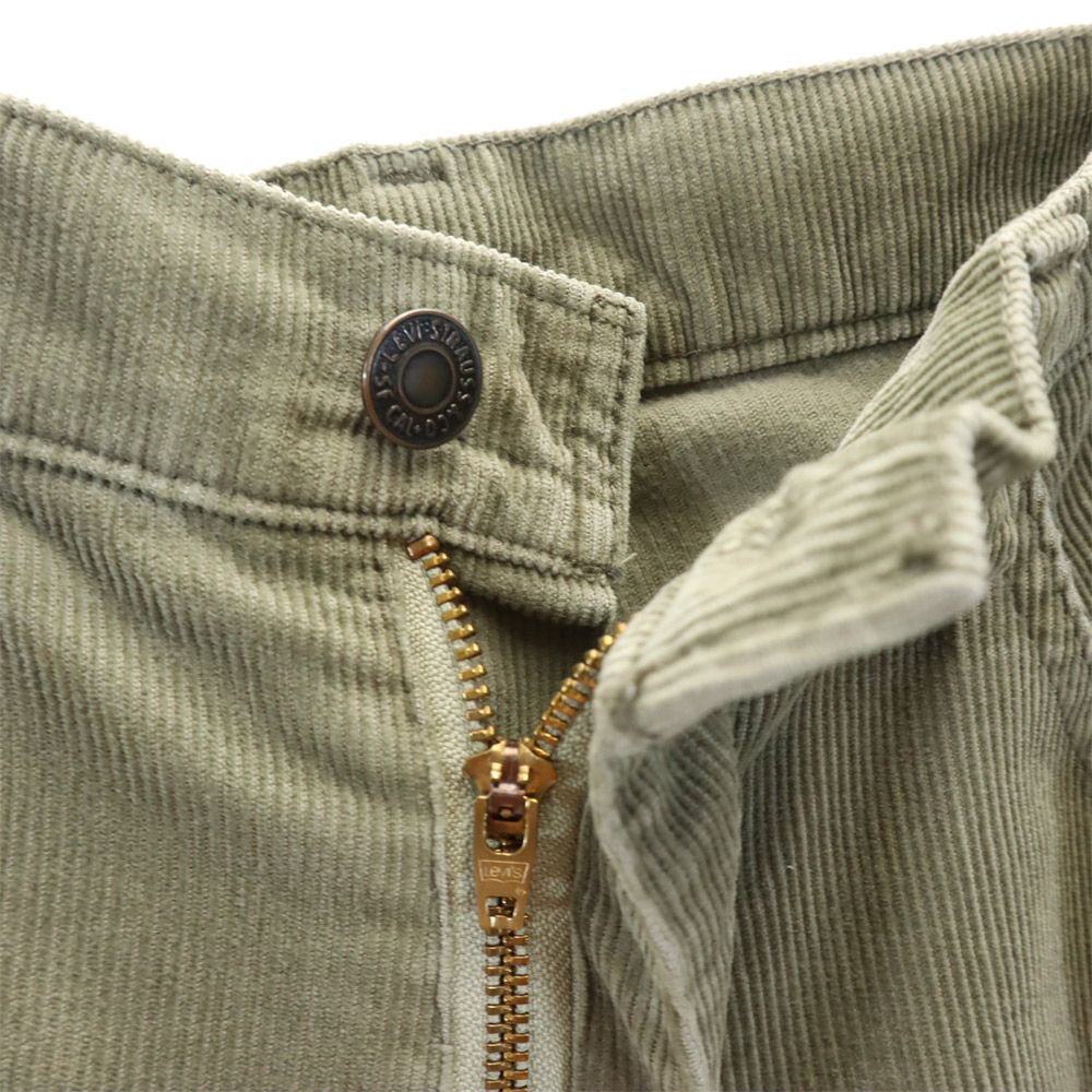 リーバイス 90s 日本製 513-15 オールド ヴィンテージ コーデュロイパンツ W32 カーキ Levi's メンズ