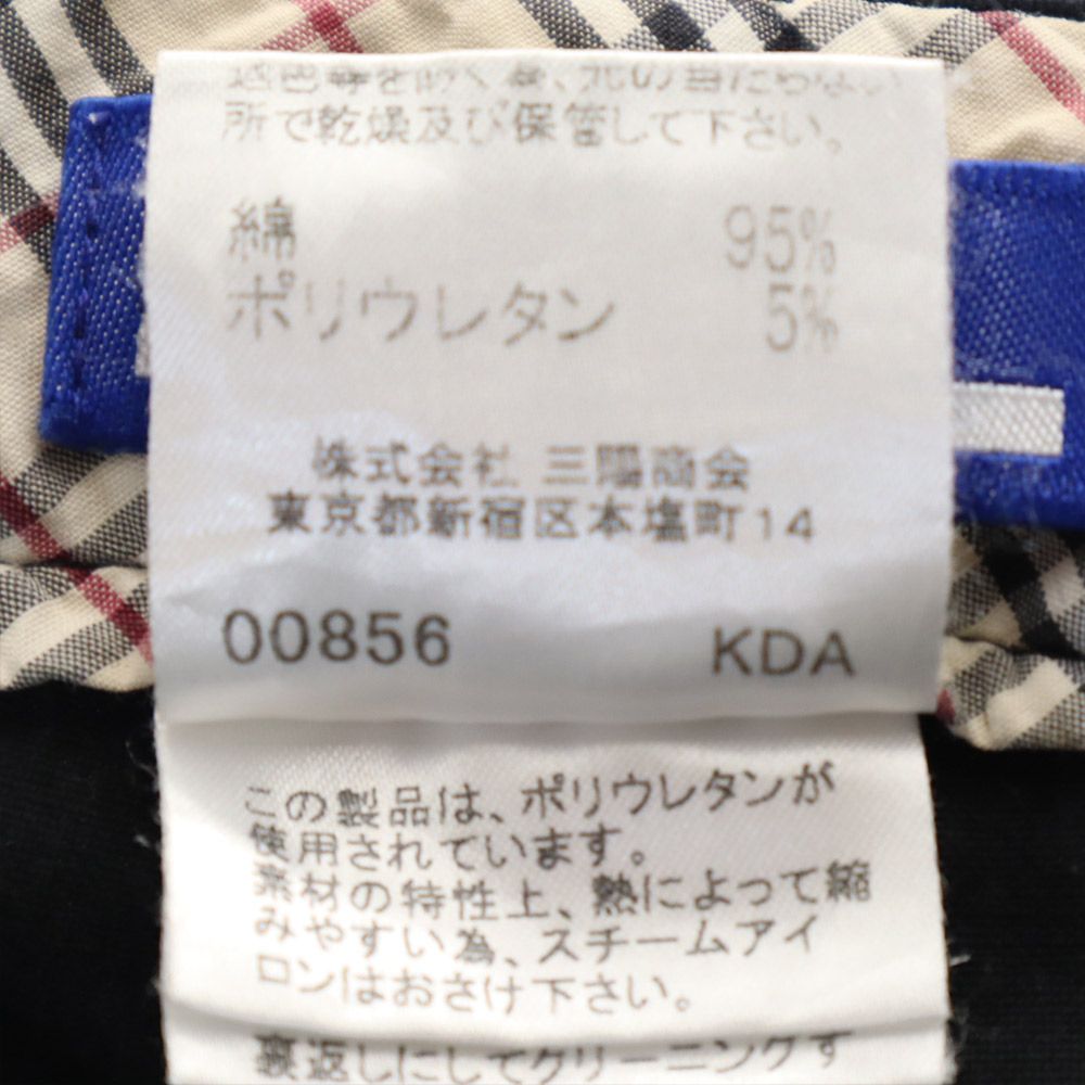 バーバリーブルーレーベル 三陽商会 カーゴパンツ 38 黒 BURBERRY BLUE LABEL レディース