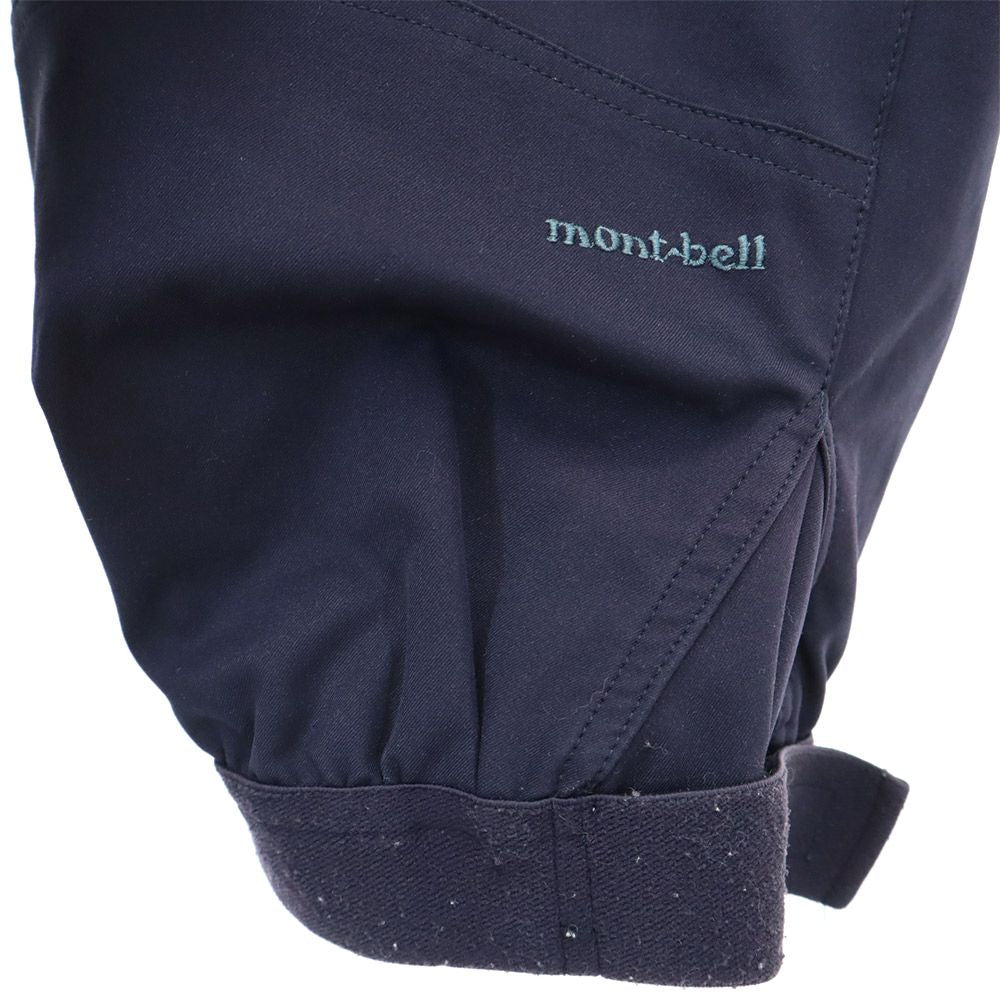 モンベル クロップド アウトドアパンツ M ネイビー mont-bell クライミング レディース