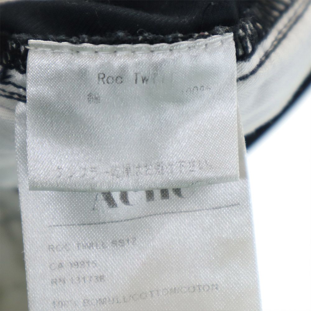 ACNE アクネ ロングパンツ 48 ブラック メンズ