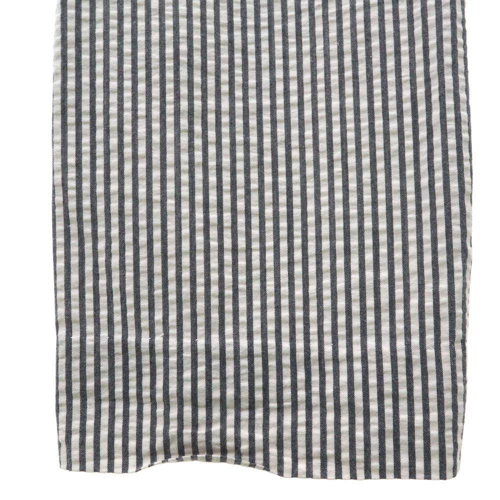 A.P.C. アーペーセー フランス製 ストライプ ストレートパンツ 36 ブラック×ホワイト レディース