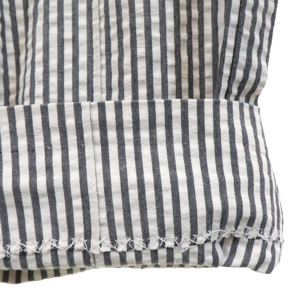 A.P.C. アーペーセー フランス製 ストライプ ストレートパンツ 36 ブラック×ホワイト レディース