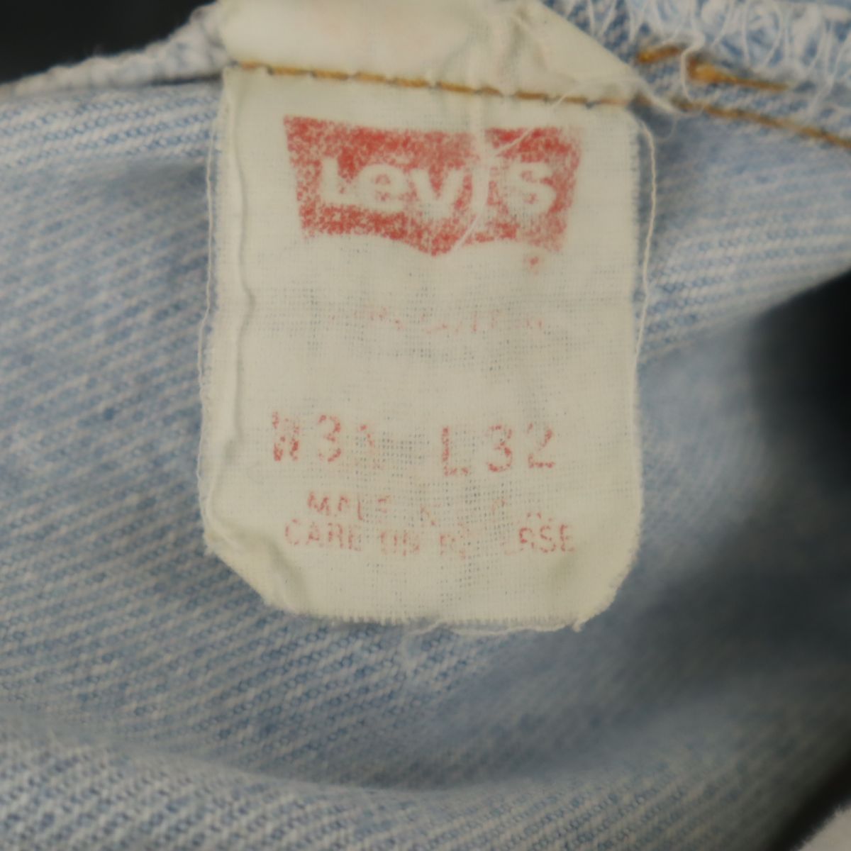 Levi's リーバイス 80s 501 ストレートデニムパンツ W30 ジーパン ボタンフライ メンズ