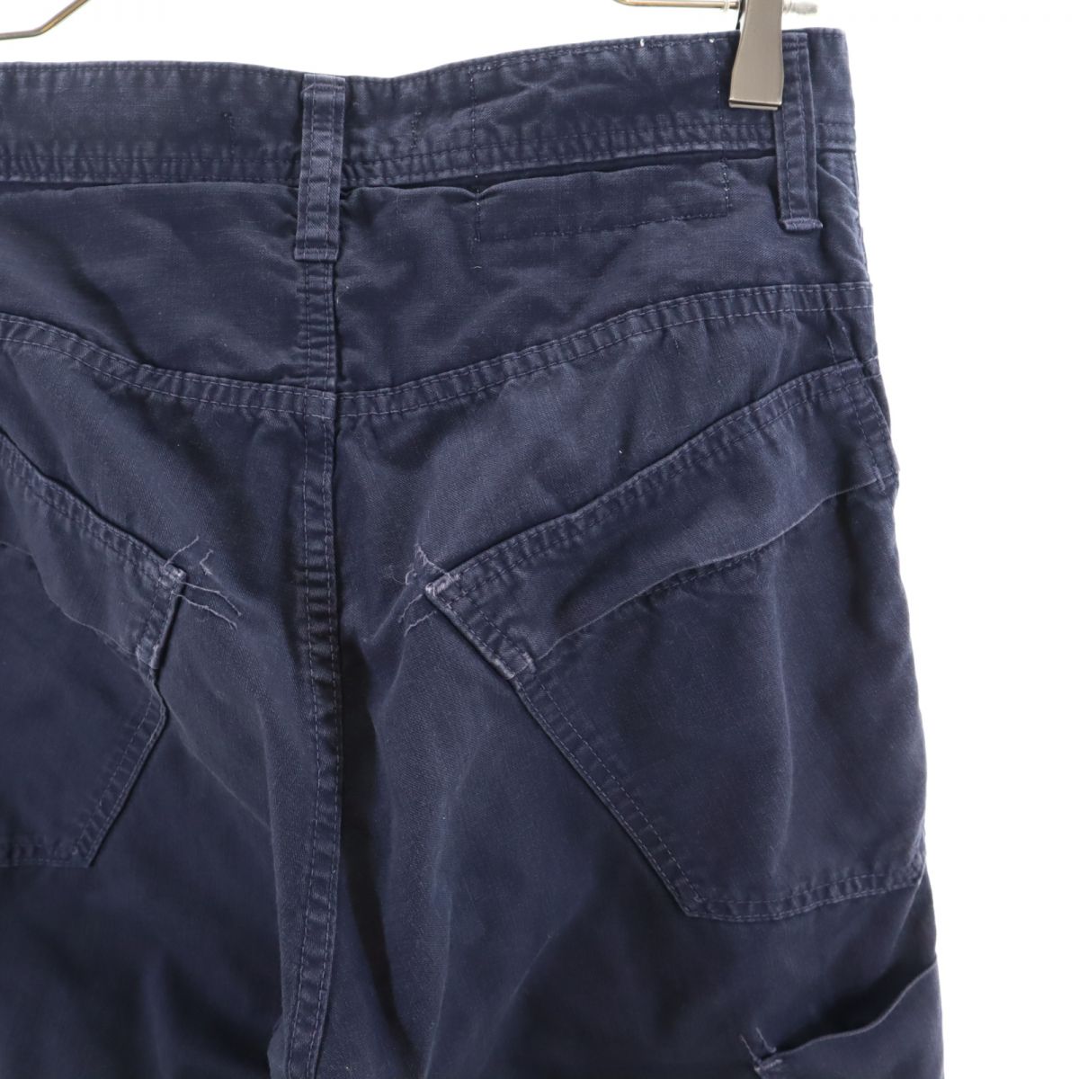 Johnbull ジョンブル 日本製 クロップドパンツ S ネイビー メンズ