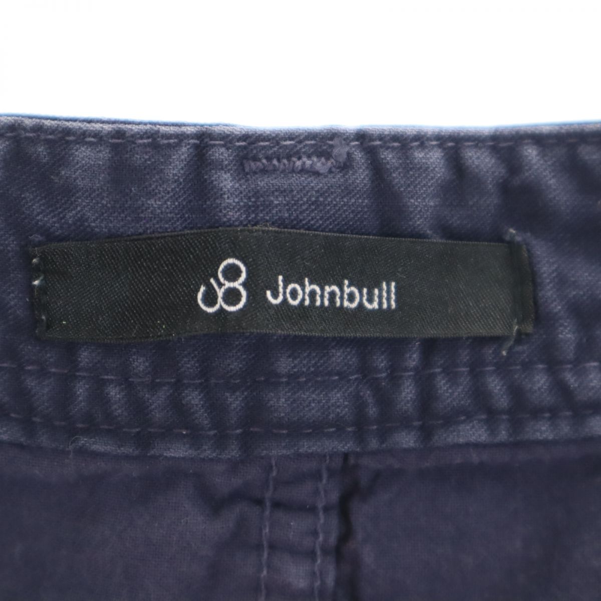 Johnbull ジョンブル 日本製 クロップドパンツ S ネイビー メンズ