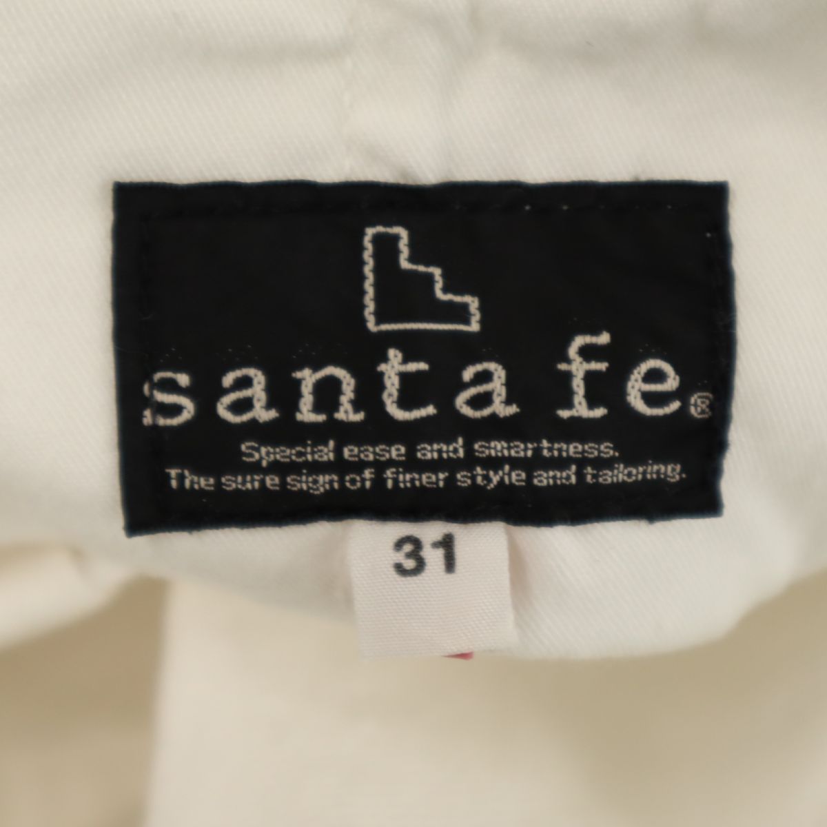 サンタフェ テーパードデニムパンツ 31 ホワイト santa fe メンズ