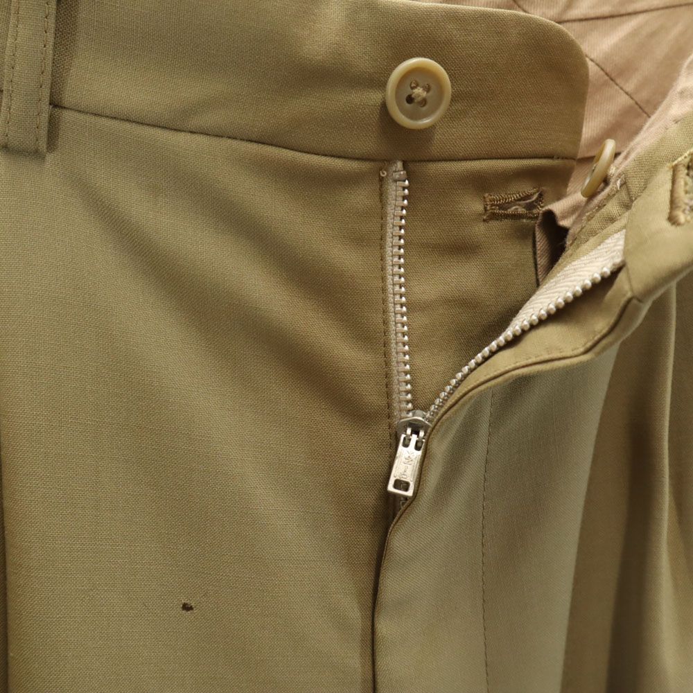 Karl Helmut カールヘルム ウール スラックスパンツ M ブラウン メンズ