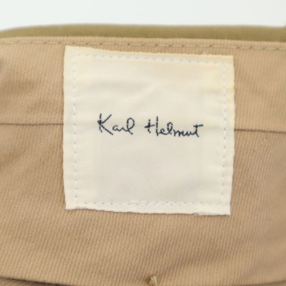 Karl Helmut カールヘルム ウール スラックスパンツ M ブラウン メンズ