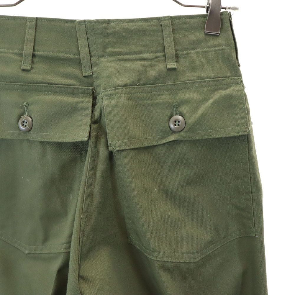 US ARMY アメリカ軍 70s DLA ユーティリティ センタープレス ミリタリーパンツ w26 カーキ系 メンズ